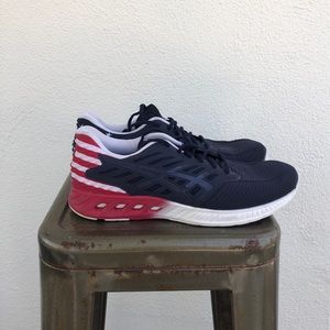 ASICS FuzeX Patriotic USA flag Running Shoes
